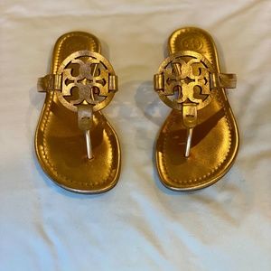 Tory Burch Miller Sandal in ROSE Gold